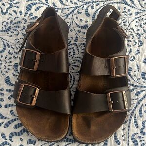 Leather Birkenstock sandals